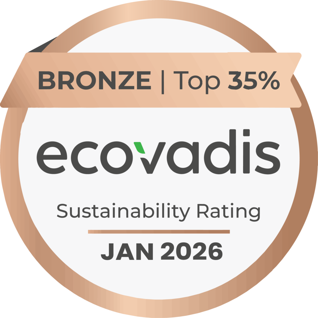 ECOVADIS médaille de bronze - janvier 2026